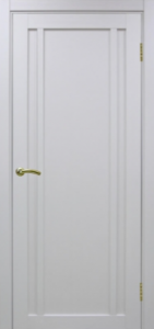 Дверь межкомнатная Эко Шпон, Optima Porte ТУРИН 522.111 белый лёд