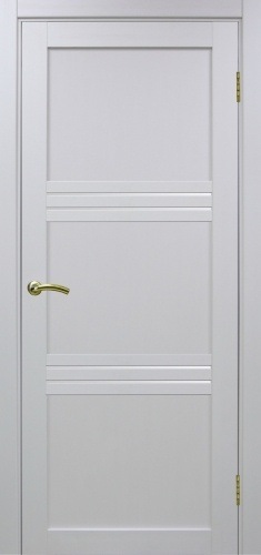 Дверь межкомнатная Эко Шпон, Optima Porte Турин 553 Белый монохром
