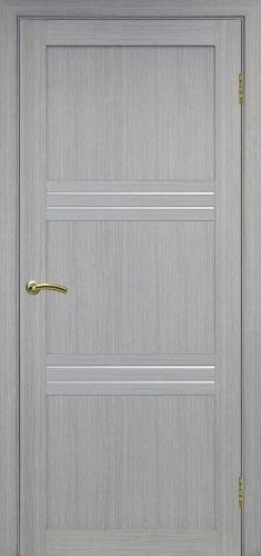 Дверь межкомнатная Эко Шпон, Optima Porte Турин 553 Дуб серый