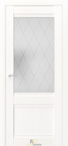 Дверь межкомнатная AxelDoors Qs2 стекло Лиственница белая