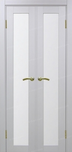 Дверь межкомнатная Эко Шпон, Optima Porte ТУРИН 501.2  стекло, 40+40