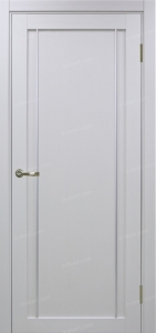 Дверь межкомнатная Эко Шпон, Optima Porte ТУРИН 522 АПП матовый, хром, белый лёд