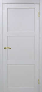Дверь межкомнатная Эко Шпон, Optima Porte ТУРИН 530.111 белый лёд
