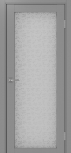 Дверь межкомнатная Эко Шпон, Optima Porte 501.2 Серый, первый вариант