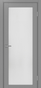 Дверь межкомнатная Эко Шпон, Optima Porte 501.2 Серый