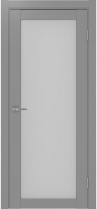 Дверь межкомнатная Эко Шпон, Optima Porte 501.2 Серый, мателюкс
