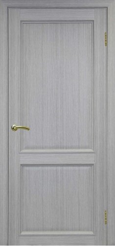 Дверь межкомнатная Эко Шпон, Optima Porte Тоскана 602 ОФ1 Седой дуб