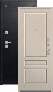 Дверь входная Центурион C-101 (2026) черный муар — седой дуб