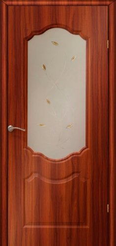 Дверь межкомнатная Двери-А,Канадка Анастасия ДО итальянский орех