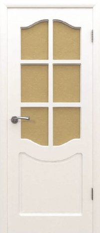 Дверь шпонированная КЛАССИКА цвет белый владимирская фабрика дверей