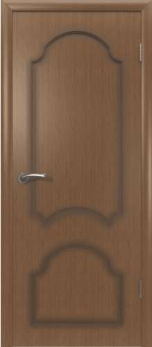 Дверь шпонированная КРИСТАЛ цвет орех владимирская фабрика дверей