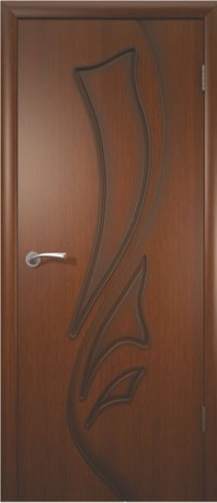 Дверь шпонированная ЛИЛИЯ цвет макоре владимирская фабрика дверей