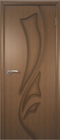 Дверь шпонированная ЛИЛИЯ цвет орех владимирская фабрика дверей