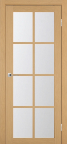 Дверь межкомнатная Эко Шпон, Optima Porte ТУРИН 541 ясень тёмный