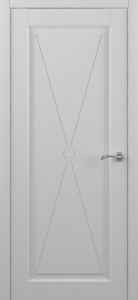 Дверь межкомнатная Albero Галерея Эрмитаж-5 Платина Глухое