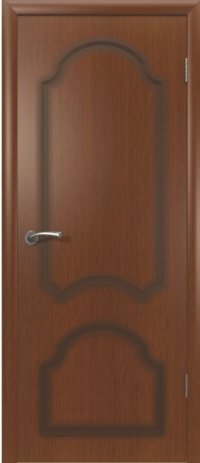 Дверь шпонированная КРИСТАЛ цвет макоре владимирская фабрика дверей